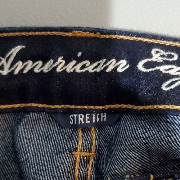 AE Stretch Dark Wash Size 2 28x31 Skinny Jeans - Picture 6 of 8